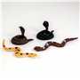 Cubitube - Requin de Deluxebase. Collection de 11 pièces de Petites Figurines de Requins et d'accessoires de Jeu. Tube de Rangem