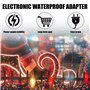 Clignoteur pour Guirlande 31V 6W Transformateur Guirlande LED, 8 Modes Prise avec Fonction Minuterie, Étanche IP44 Transformateu