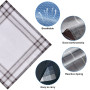 Lot de 18 mouchoirs en tissu pour homme - 100 % coton - Mouchoirs traditionnels pour homme - Grands mouchoirs à carreaux, multic