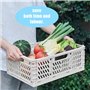 Paniers de Rangement Pliables en Plastique, 5 Pièces Cagette Plastique Pliable Caisse de Rangement, Boîtes Pliantes en Plastique