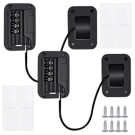 2 Pcs Verrou de Réfrigérateur avec Code