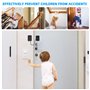 2 Pcs Verrou de Réfrigérateur avec Code, Réfrigérateur Serrure à Code, Verrou De Réfrigérateur Enfant, Verrou de Réfrigérateur p