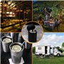 Verre à Shot en Acier Inoxydable, 16 Pcs 30 ml Mini Gobelet Inox Camping Verres à Liqueur vec 4 Pcs Étui en Cuir, Tasses à Lique