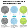 Vegena Lot de 14 Tampons de Nettoyage de Rechange en Microfibre pour Serpillière Microfibre Ronde 16 cm, pour Vadrouille éLectri