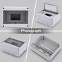 Coffret Electrique Etanche Exterieur: Boîte Etanche Electrique Exterieur IP65, Tableau Electrique 1 Rangée Etanche 8 Modules, Bo