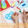 Perforatrice Rond: Perforatrice Scrapbooking, 4 Pièces Perforeuse Papier, Perforatrice 1 Trou, Poinçonneuse Papier pour DIY Scra