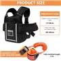 Nizirioo Ceinture De Sécurité Moto Pour Enfants, Réglable Harnais Moto Enfant Avec Anti-Perdu Poignet Ceinture Harnais De Sécuri