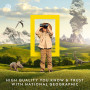 NATIONAL GEOGRAPHIC Kit Scientifique pour Ouvrir 4 Géodes – Comprend des Lunettes et Un Présentoir - Cadeau Scientifique STEM po