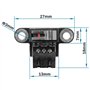 Genmitsu Lot de 6 micro-interrupteurs de fin de course avec câble 3 broches de 1 m pour 3018-PROVer/3018-MX3/3018-PROVer Mach3