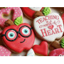 Ann Clark Cookie Cutters Ensemble de 3 emporte-pièces retour à l’école avec livret de recettes, pomme, stylo et papier