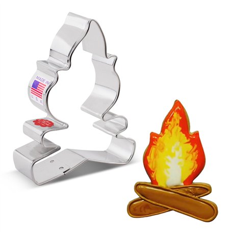 Emporte-pièce en forme de feu de camp