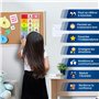 Support visuel vif émotions enfants - Aide Enfants Comprendre Émotions -6 Pictogrammes d'Autisme –Communication Non Verbale –Mat