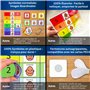 Support visuel vif émotions enfants - Aide Enfants Comprendre Émotions -6 Pictogrammes d'Autisme –Communication Non Verbale –Mat