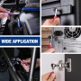 WORKPRO Cliquet Tournevis, Mini Clé à Cliquet 1/4" Réversible, 41 Embout de Tournevis et Porte-Embout à Changement Rapide, Outil
