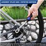 WORKPRO Clé Dynamométrique 1/4’’, Clef Dynamométrique Vélo 2-26N.m, Précision ±3%, 72 Dents, Tête à Cliquet Réversible, Barre d'