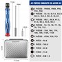 Kit Tournevis de Précision 42 Embouts de Tournevis en Acier S2 Résistant