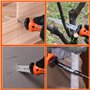 ValueMax Scie à Main Multifonction 8 en 1, Scie à Bois et Métaux avec 8 Lames Interchangeables, Poignée Ergonomique et Design Sé