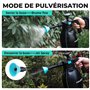 HAUSHOF Pulverisateur Mousse Manuel 2 L, Pulvérisateur à Pression à Main avec 2 Buses Réglables, pour Lavage Voiture, Nettoyage 