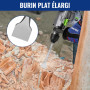 WORKPRO Jeu de Forets et Burins SDS Plus 17 Pièces, Ensemble de Forets à Béton avec Burins Pointus et Plats pour Brique, Ciment,