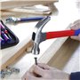 WORKPRO Kit d'Outils avec Sac de Rangement pour Usage Domestique ou du Travail 100 Pièces EN Acier au carbone et Cr-V, Bleu Roug