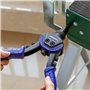 WORKPRO Pince à Rivets Lourde à Double Poignées 255mm, Riveteuse Compacte avec 5 Nez Interchangeables et 100 Rivets