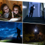 EverBrite Mini Lampe de Poche LED Zoomable 80 Lumens avec 3 Modes, Equipée Ampoule de Qualité et Clip, Lampe Torche Compacte en 