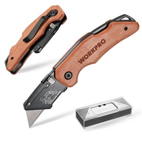 WORKPRO Cutter Utilitaire avec Mécanisme de Changement Rapide