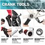 DURATECH Kit d'Outils de Réparation pour Vélo 41 pièces avec Mallette Pratique, Ensemble d'Outils de Vélo Portable pour la Répar