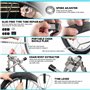 DURATECH Kit d'Outils de Réparation pour Vélo 31 pièces avec Mallette Pratique, Ensemble d'Outils de Vélo Portable pour la Répar