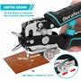 DURATECH Pince Perforatrice Rotative avec 6 Tailles de Poinçon Interchangeables, Outil de Perforation avec Règle pour Cuir, Cein