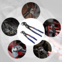 WORKPRO Lot de 2 pinces pour pompe à eau de 180 mm et 250 mm, poignées de tuyau réglables rapides, ensemble de pinces à joint co