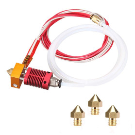 Kit de buse pour imprimante 3D MK8 Hotend Kit Compatible avec Alfawise U20 U30 Creality Ender 3 Kit d'extrémité Chaude d'extrude