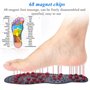 EEUK Semelles de Thérapie Magnétique de Massage Respirantes Réflexologie Douleur au Pied Acupression Semelle Orthèses Magnétique