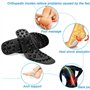 EEUK Semelles de Thérapie Magnétique de Massage Respirantes Réflexologie Douleur au Pied Acupression Semelle Orthèses Magnétique