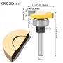 WSOOX 2pcs 6mm Tige Biscuit Routeur Professionnel Outils De Coupeur À Bois Fraise Set