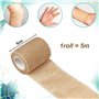 YOLAISI Bande Cohesive Bandages Auto-adhésifs Cohésifs Bandes Adhésifs pour Les Doigts