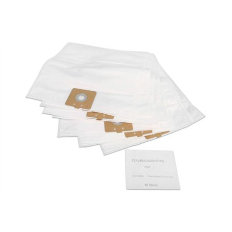 Lot de 10 sacs d'aspirateur de qualité supérieure pour aspirateur Taski Vento 8 Sacs à 4 couches