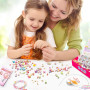 WinWonder Bricolage Perles Set,1150 PCS Bracelets Bricolage Colliers Perles La Fabrication De Bijoux Perles Plastique Coloré Pou