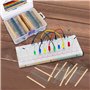 Kit d'Assortiment de Résistances 2600 Pièces 130 Valeurs, 1% de Résistances Carbone Variées avec 1 Ohm-3m Ohm 1/4w, Kit de Résis