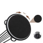 SYSYLY Porte Capsules pour 40 Dosettes,Rangement Capsule Rotatif Compatible avec Nespreso,Distributeur Capsules Café,Noir.
