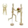 Mannequin en bois pour artiste - Pour esquisse, dessin - Aide à la figure humaine - Pour dessiner et peindre - Poupée articulée 