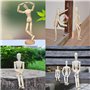 Mannequin en bois pour artiste - Pour esquisse, dessin - Aide à la figure humaine - Pour dessiner et peindre - Poupée articulée 