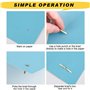 Lot de 100 mini attaches parisiennes rondes en métal pour scrapbooking Doré