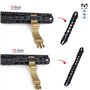 Opaltool 3pcs Aluminium Compatible M-Lok/Rail Picatinny Keymod 3-Slot 7-Slot 11 emplacements Slot M-Lok/Section Keymod Picatinny