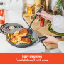 BELLA Cook Bake and Store 17251 Lot de 21 ustensiles de cuisine en acier inoxydable 18/8 Noir