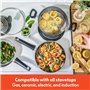 BELLA Cook Bake and Store 17251 Lot de 21 ustensiles de cuisine en acier inoxydable 18/8 Noir