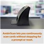 Ambir Scanner de cartes de visite PS670ST-BCS - Lecteur de cartes de visite vertical simple face - Alimenté par USB - Avec carte