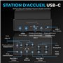 Double écran Displaylink Dock pour Ordinateurs Portables