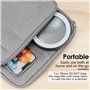 MoKo Loupe de Lecture Éclairante, Loupe 30X avec 18 LED Lumières à Main, Verre Grossissant avec 3 Modes d'Éclairage pour Lecture