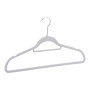 Amazon Basics Lot de 50 cintres en velours avec porte-cravate pour costumes Gris clair